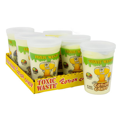 Toxic Waste Sour Cotton Candy Lemon Flavor Tub 1.58oz 24ct