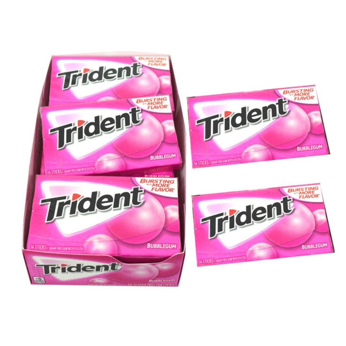 Trident Bubble Gum 12ct