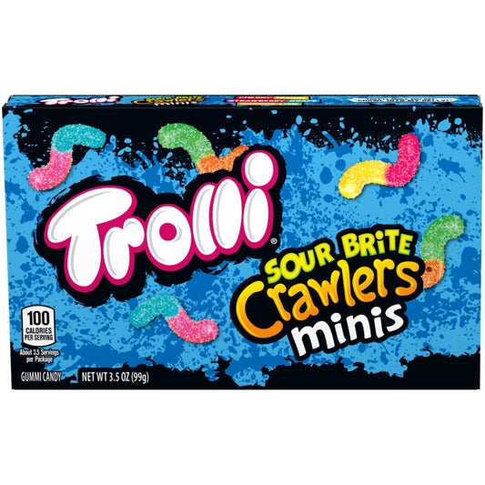 Trolli Sour Brite Crawlers Mini Gummi Candies 3.5oz - 12ct