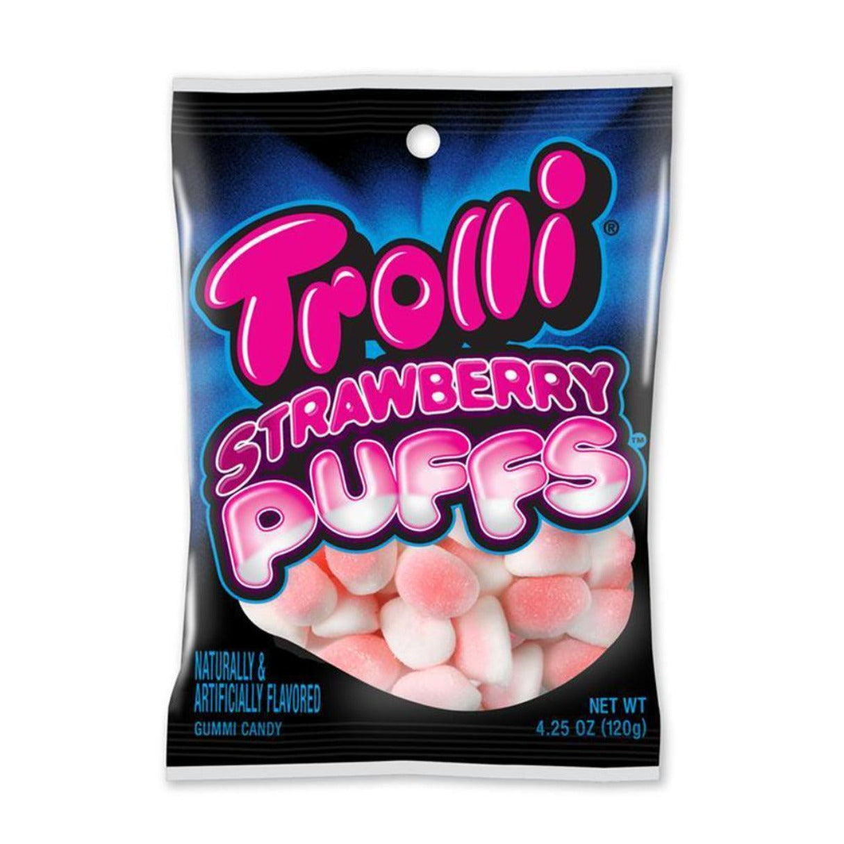 Trolli Strawberry Puffs Gummi Candy 4.25oz - 12ct