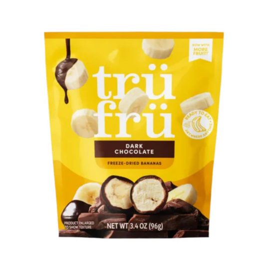 Tru Fru Nature's Bananas in Dark Chocolate 3.4oz - 6ct