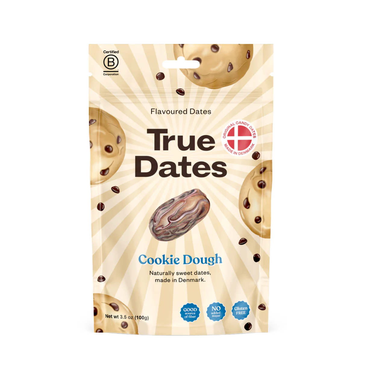 True Dates Cookie Dough 3.5oz - 12ct
