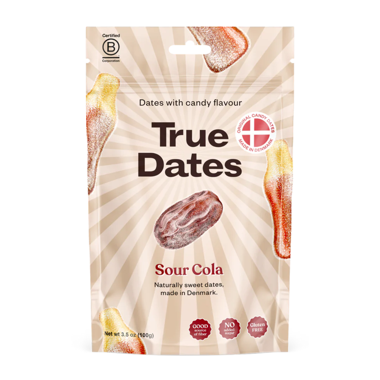 True Dates Sour Cola 3.5oz - 12ct
