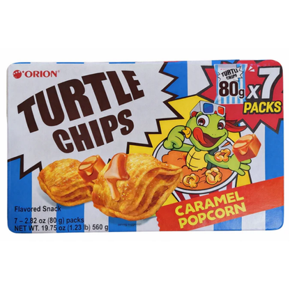 Turtle Chips Caramel Popcorn  2.83oz 7ct ($2.40/pc)