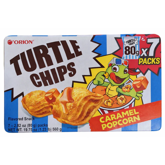 Turtle Chips Caramel Popcorn  2.83oz 7ct ($2.40/pc)