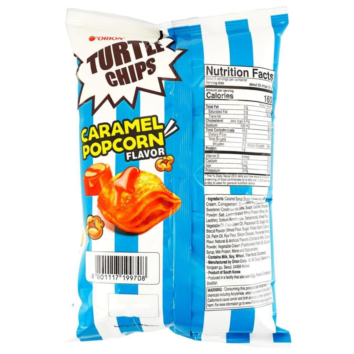 Turtle Chips Caramel Popcorn 5.65oz 12ct ($4.75/pc)