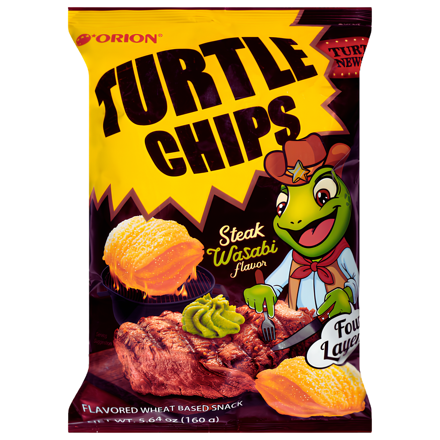 Turtle Chips Steak Wasabi 160g (5.65oz) 10ct ($4.75/pc)