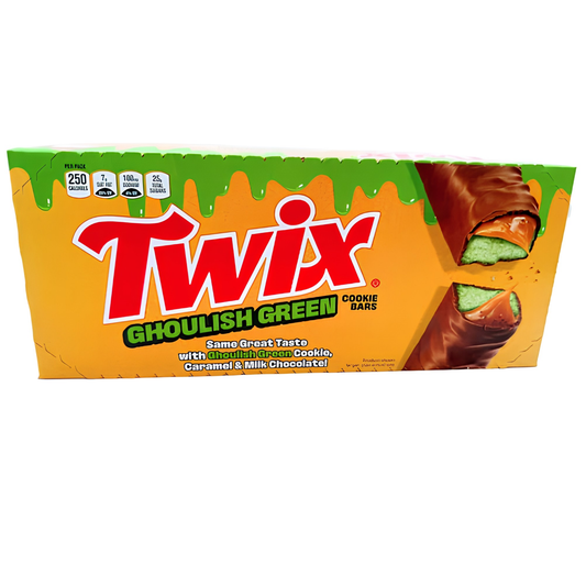 Twix Ghoulish Green Halloween Bars 1.79oz 36ct
