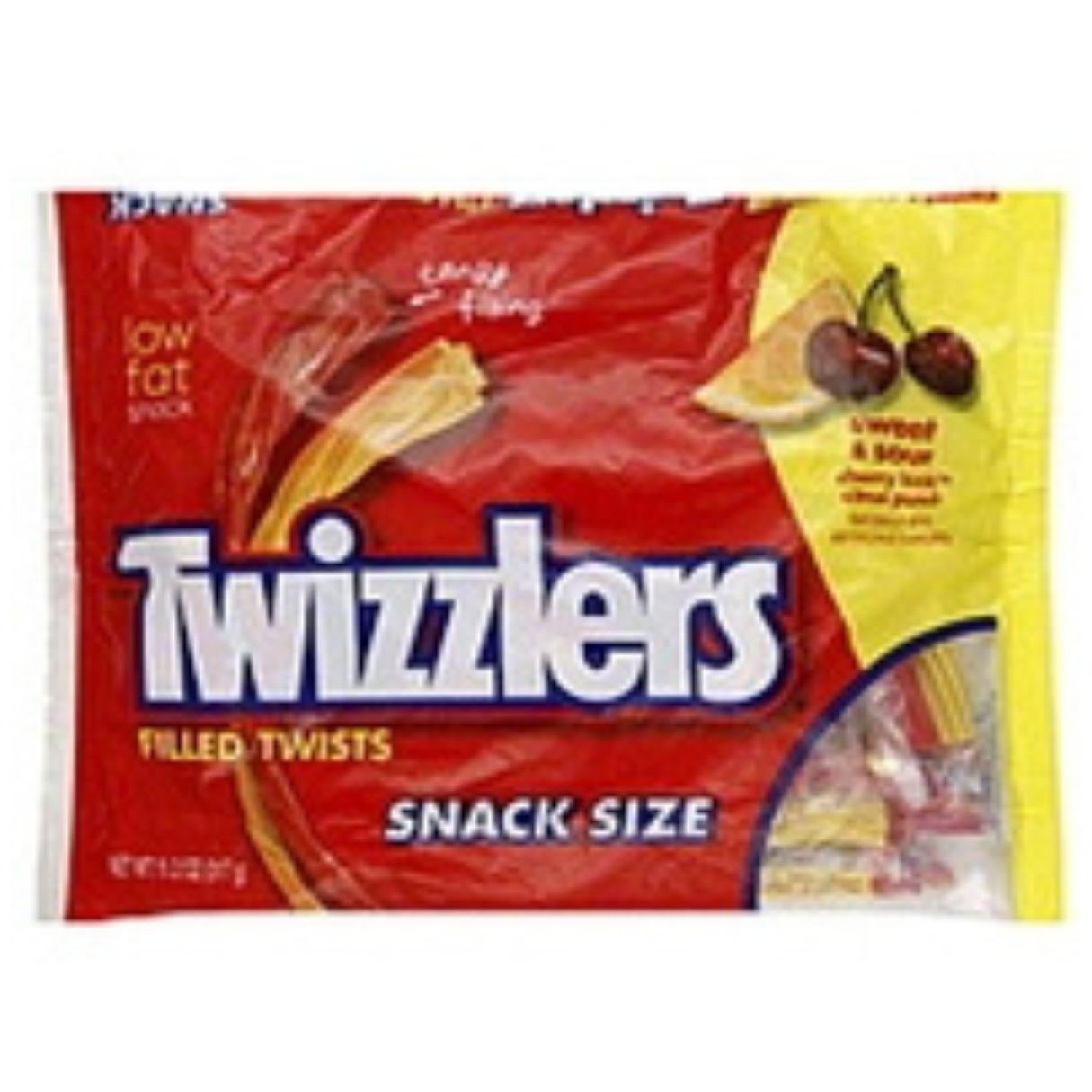 Twizzlers Sweet & Sour Filled Twists Snack Size Bags 11.2oz 6ct