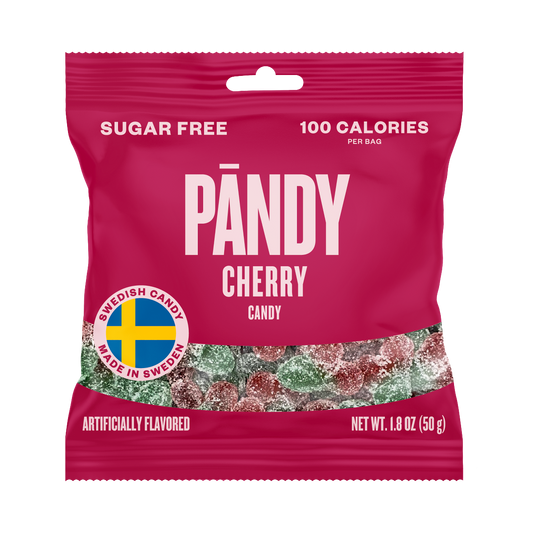 Pändy Sugar-Free Swedish Cherry Candy 1.8oz - 14ct