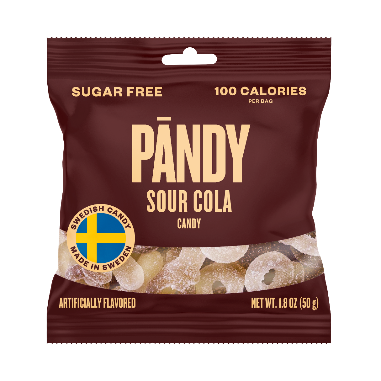 Pändy Sugar-Free Swedish Sour Cola Candy 1.8oz - 14ct