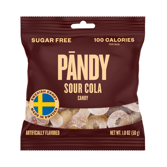 Pändy Sugar-Free Swedish Sour Cola Candy 1.8oz - 14ct