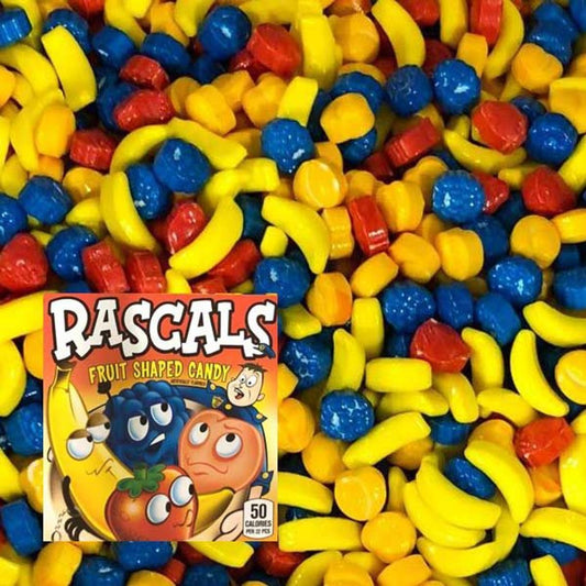 Rascals Fruit Shaped Candy Bulk 24.7lbs