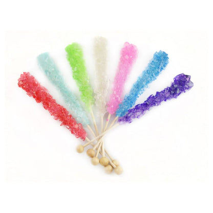 Roses Brands Assorted Rock Candy Stick 120ct