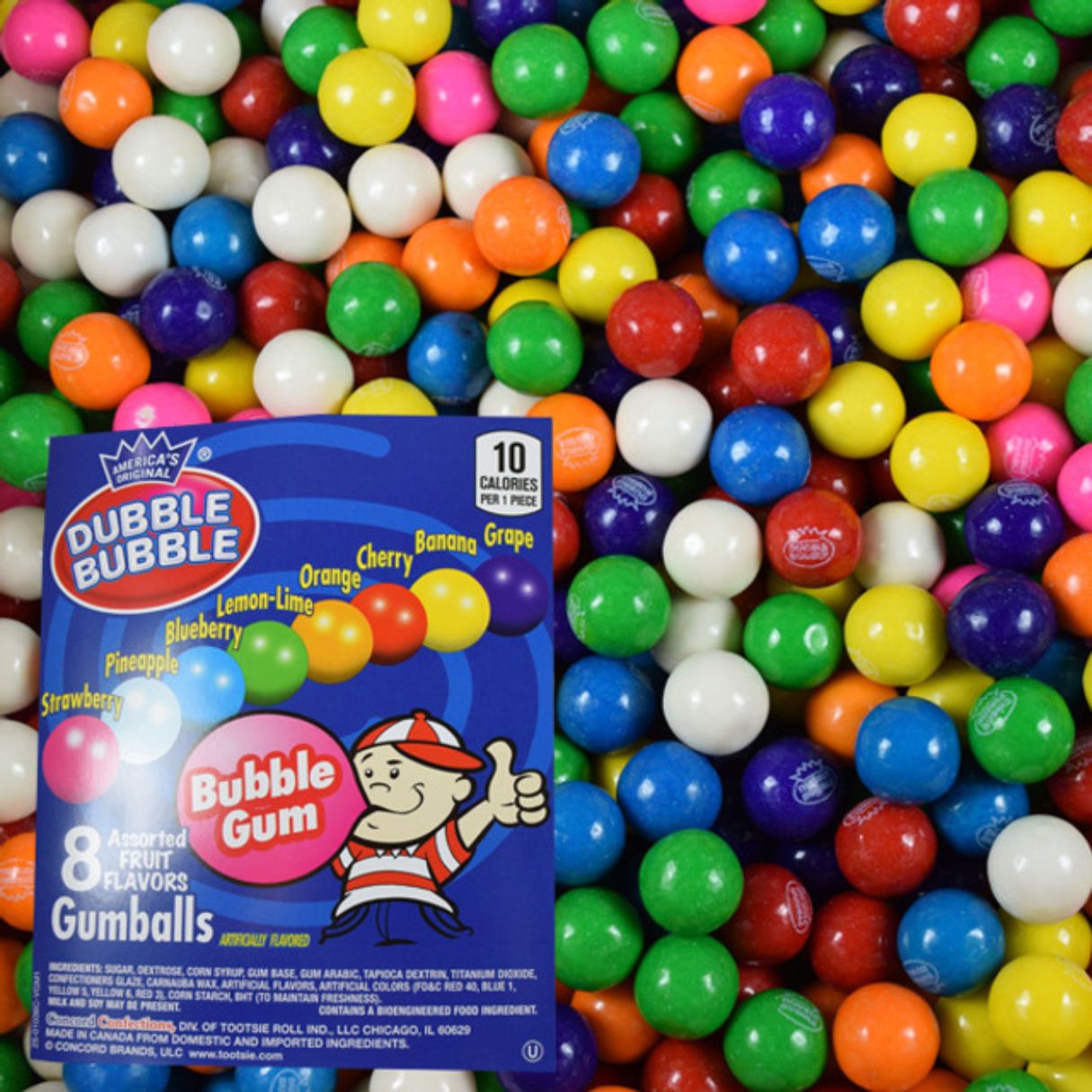 Gumballs Small Assorted Bulk - 17.80lb