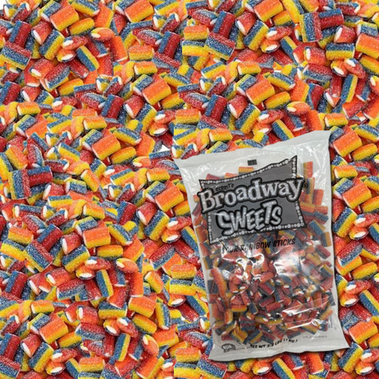 Broadway Sour Rainbow Sticks 2.2lb - 3ct