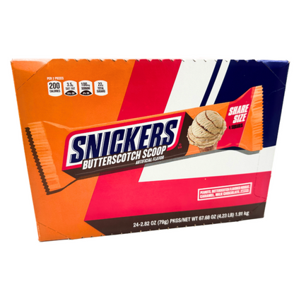 Snickers Butterscotch Scoop Bars 2.82oz - 24ct