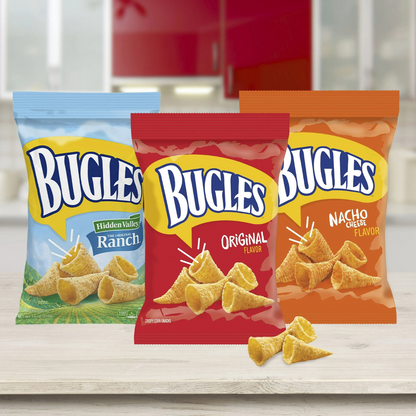 Bugles Ranch Corn Snacks Big Bag 3oz