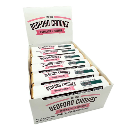 Bedford Candies Milk Chocolate Almond Bars 30ct - 1.5oz