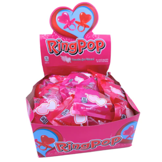 Valentine's Ring Pops Box - 36ct