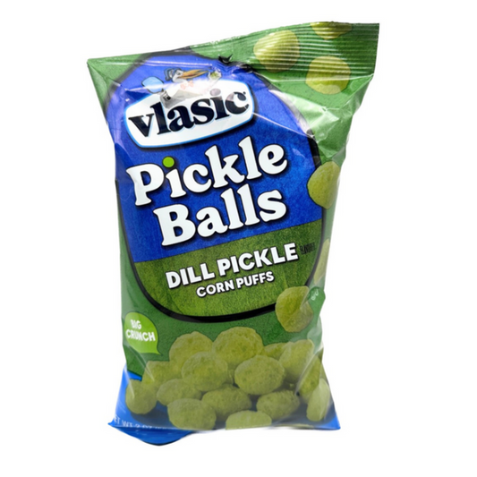 Vlasic Pickle Balls Dill Pickle Corn Puffs  2oz - 12ct