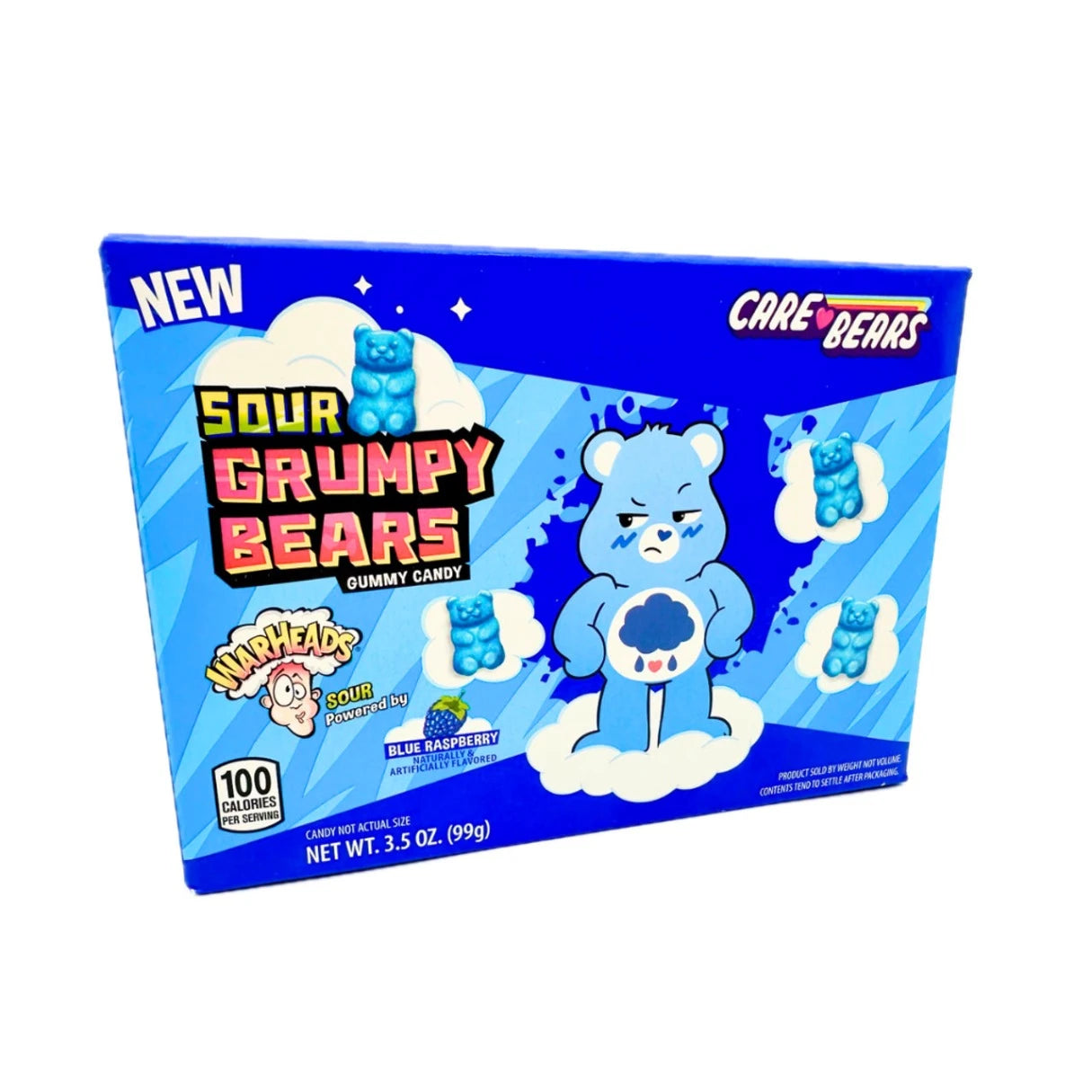Warheads Sour Grumpy Bears Care Bears 3.5oz - 12ct