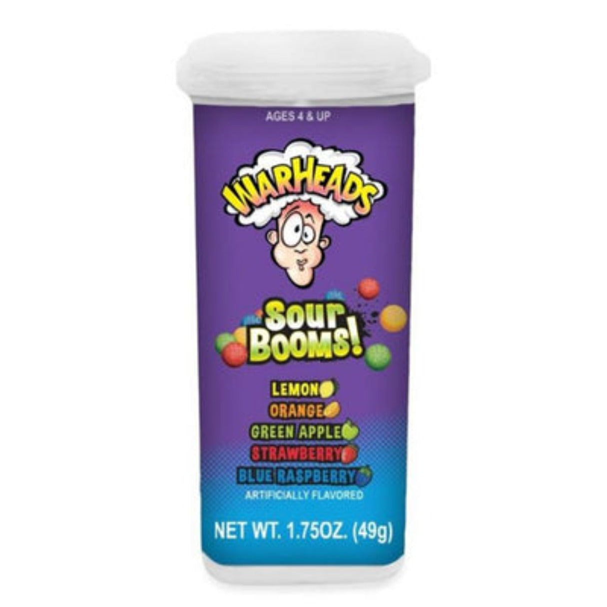 WarHeads Sour Booms Chewy Candy  1.75oz - 18ct