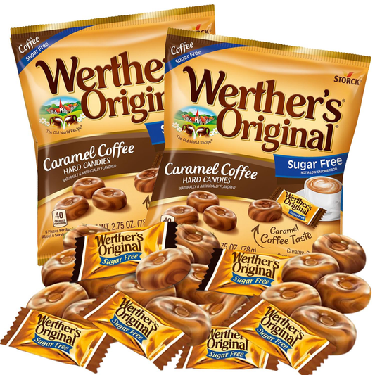 Werther's Original Sugar Free Caramel Coffee Hard Candy 2.75oz 12ct