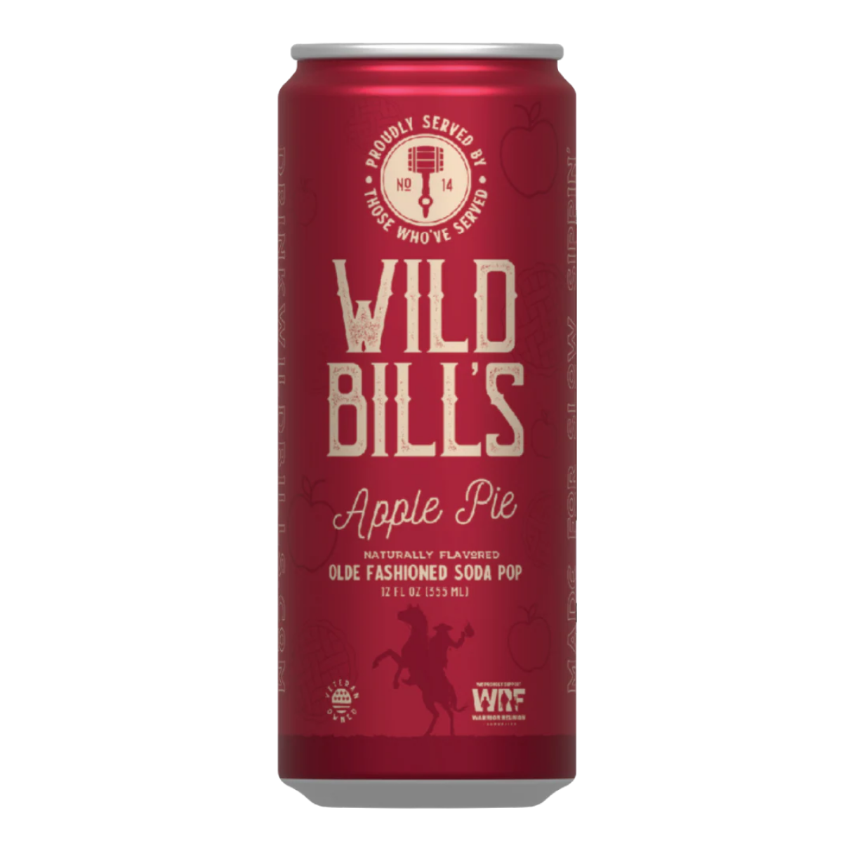 Wild Bill's Apple Pie Craft Soda 12oz - 12ct