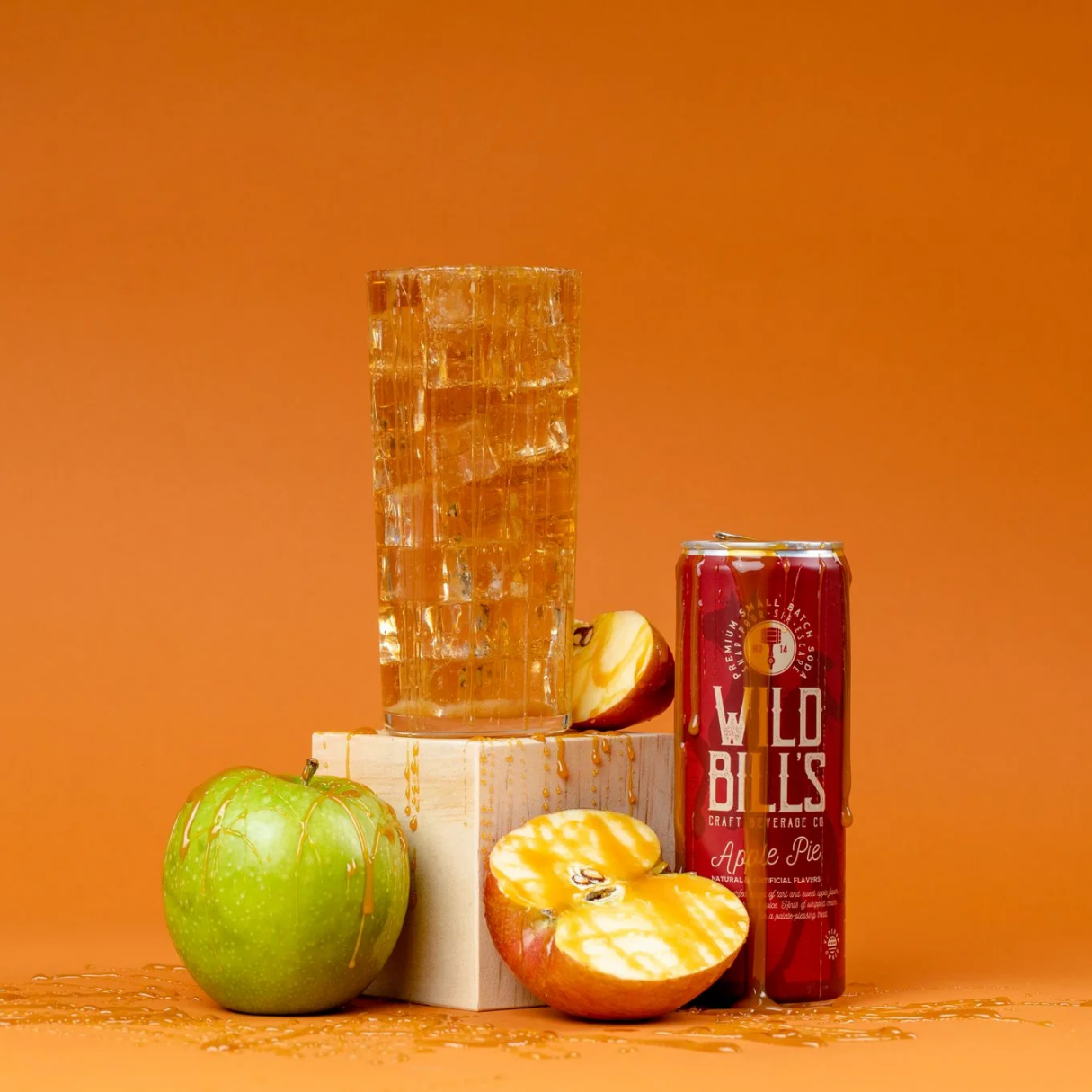 Wild Bill's Apple Pie Craft Soda 12oz - 12ct
