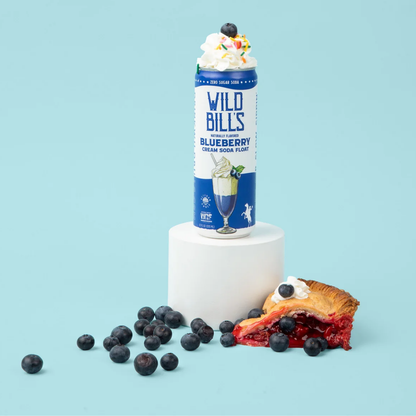 Wild Bill's Blueberry Cream Soda Float 12oz - 12ct