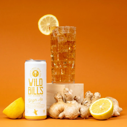 Wild Bill's Ginger Ale Craft Soda 12oz - 12ct