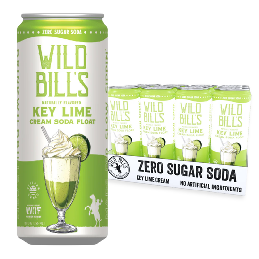 Wild Bill's Key Lime Cream Soda Float 12oz - 12ct