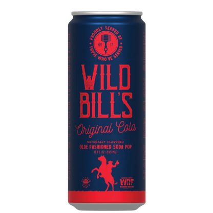 Wild Bill's Original Cola Craft Soda 12oz - 12ct
