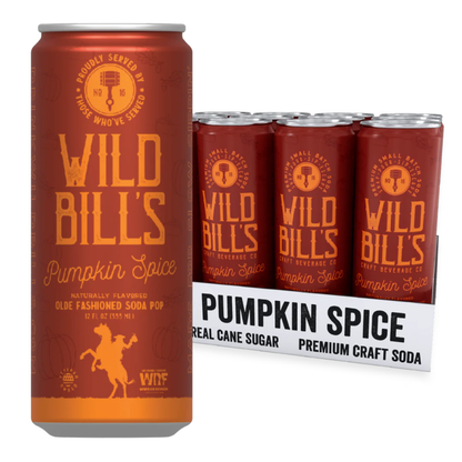Wild Bill's Pumpkin Spice Craft Soda 12oz - 12ct