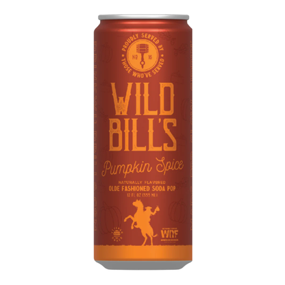 Wild Bill's Pumpkin Spice Craft Soda 12oz - 12ct