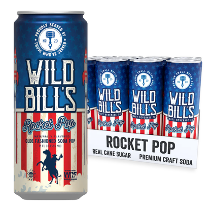 Wild Bill's Rocket Pop Craft Soda 12oz - 12ct