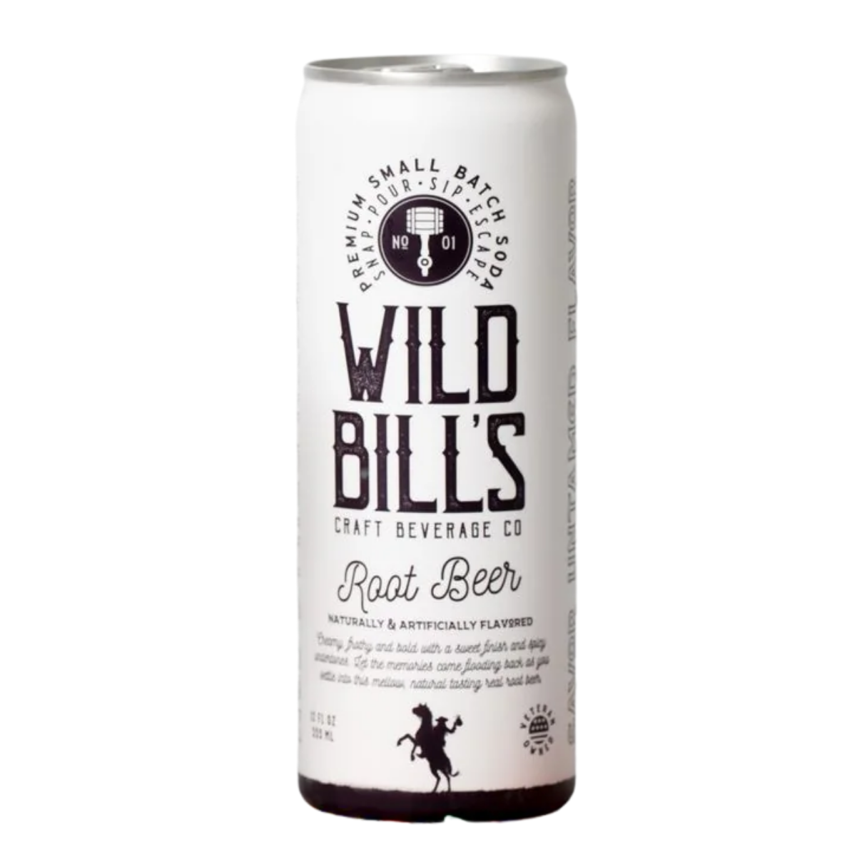 Wild Bill's Root Beer Craft Soda 12oz -12ct