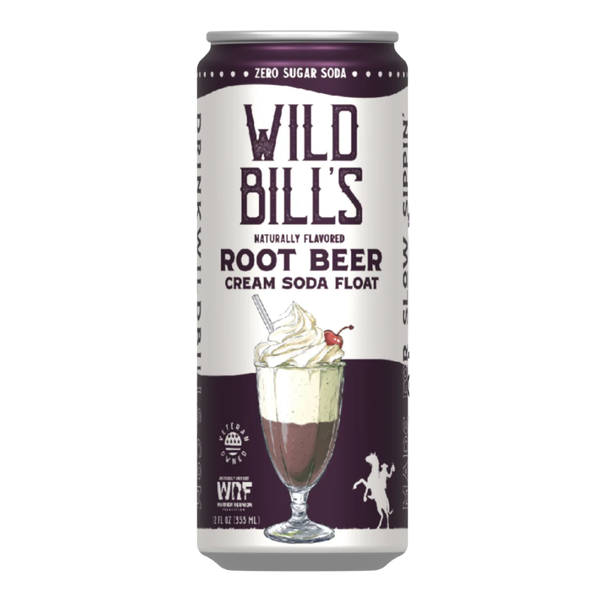 Wild Bill's Root Beer Cream Soda Float 12oz - 12ct