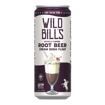 Wild Bill's Root Beer Cream Soda Float 12oz - 12ct