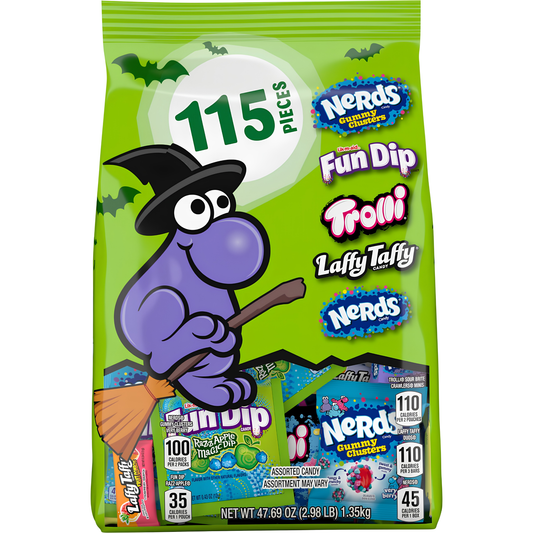 Witch's Brew Halloween Candy Variety Bag 47.69oz 115ct