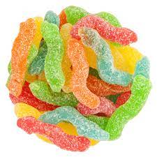 Toxic Waste Sour Worms Candies 3oz - 12ct