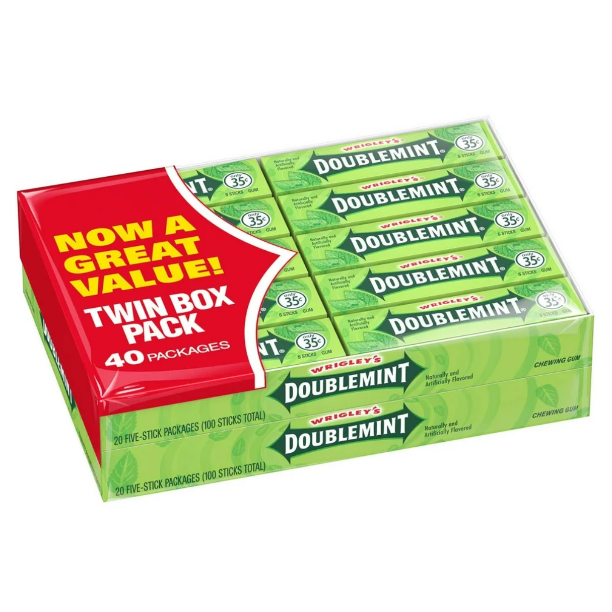 Wrigley's Doublemint Gum 5pc 40ct