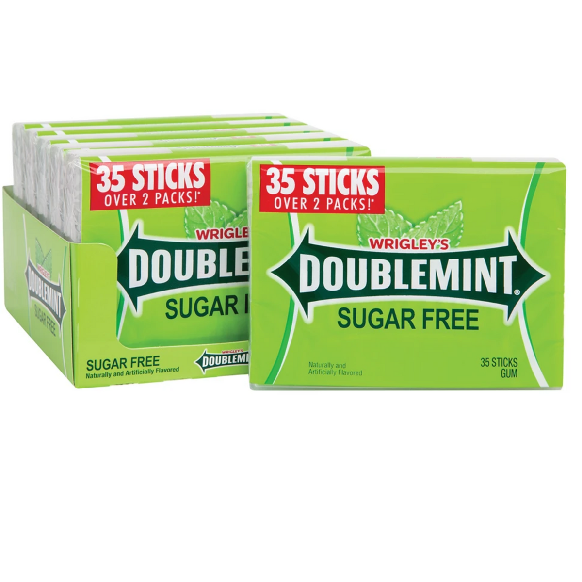 Wrigley's Doublemint Sugar Free Gum Mega Pack 35pc 6ct