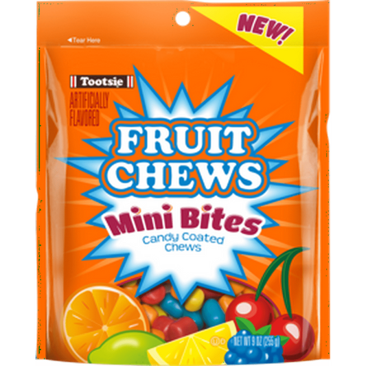 Fruit Chews Mini Bites Bag  9oz - 12ct