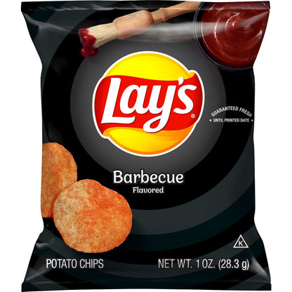 Lay's Barbecue Potato Chips 1oz - 50ct