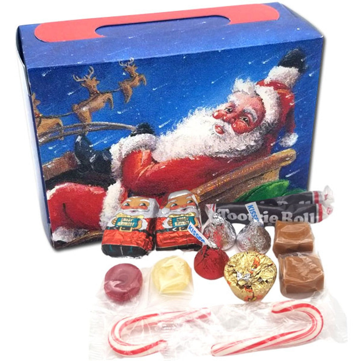 Personal Size Christmas Candy Treat Adults General Mix - Santa - 12ct