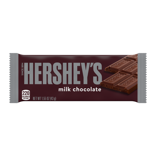 Hershey's Candy Bar Plain 1.55oz - 36ct