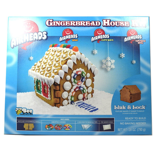 Airheads Gingerbread House Kit 28oz - 12ct