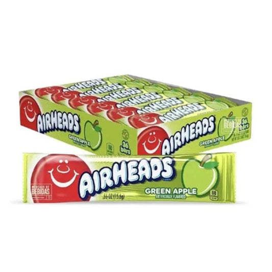 Airheads Green Apple 0.55oz - 36ct